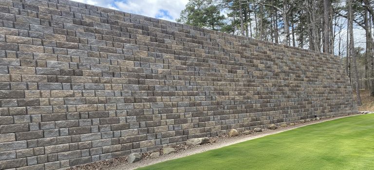 Diamond Pro Stone Cut in Native Soil